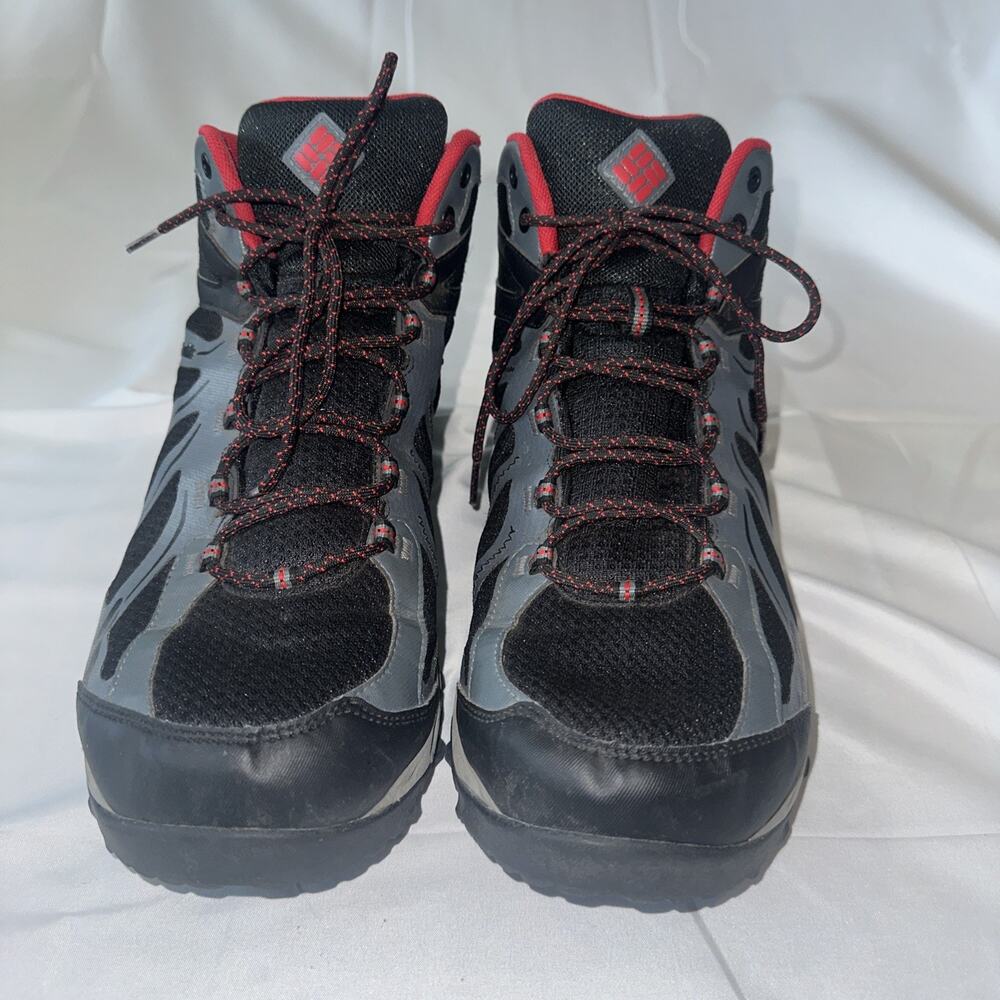 Columbia Tech Light Out Dry Waterproof, Hiking Boots Size 11 1/2 Gray, And Black